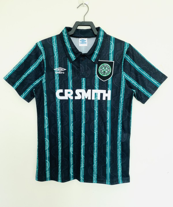 1992-1993 Celtic Away Adult Retro Soccer Jersey