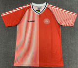 1986 Denmark Home Adult Retro Soccer Jersey