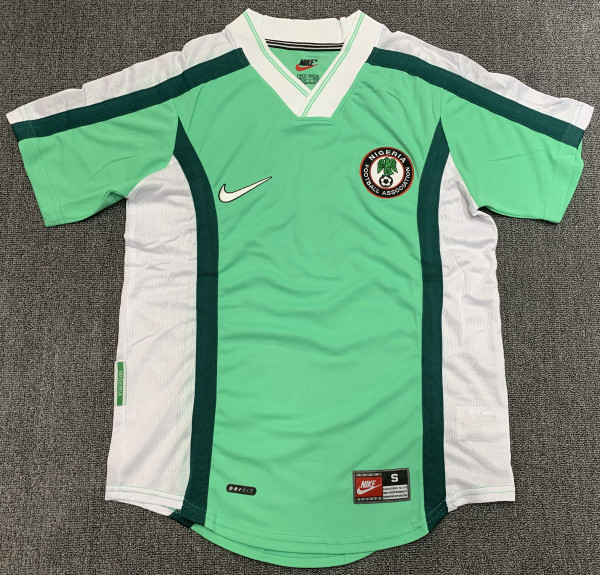 1998 Nigeria Home Adult Retro Soccer Jersey
