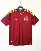 2012 Spain Home Adult Retro Soccer Jersey