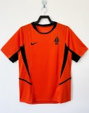 2002 Netherlands Home Adult Retro Soccer Jersey
