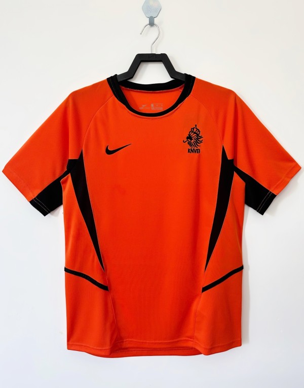 2002 Netherlands Home Adult Retro Soccer Jersey