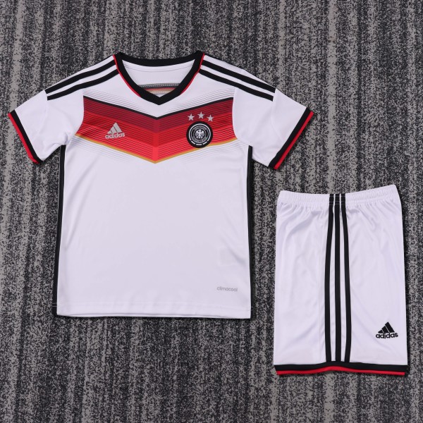 2014 Germany Home Kids Retro Soccer Jersey+Shorts
