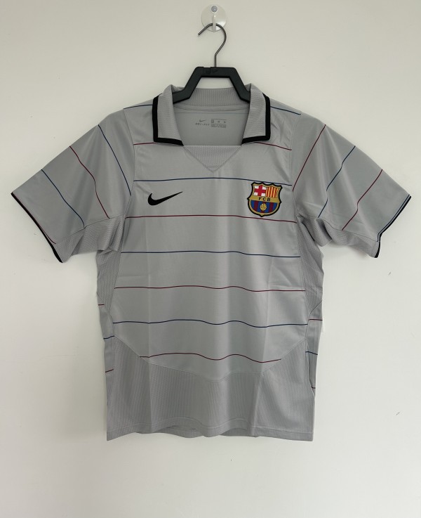 2003-2004 Barcelona Away Adult Retro Soccer Jersey