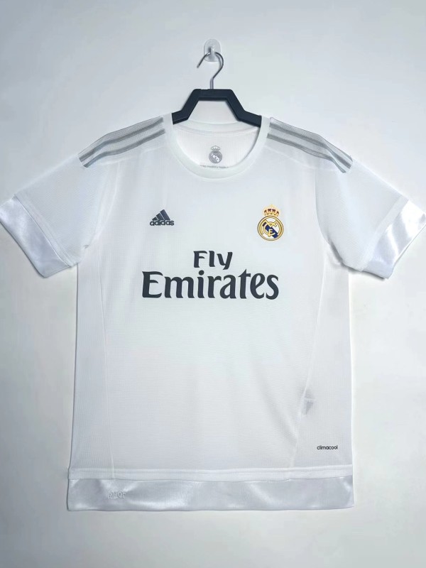 2015-2016 Real Madrid Home Adult Retro Soccer Jersey