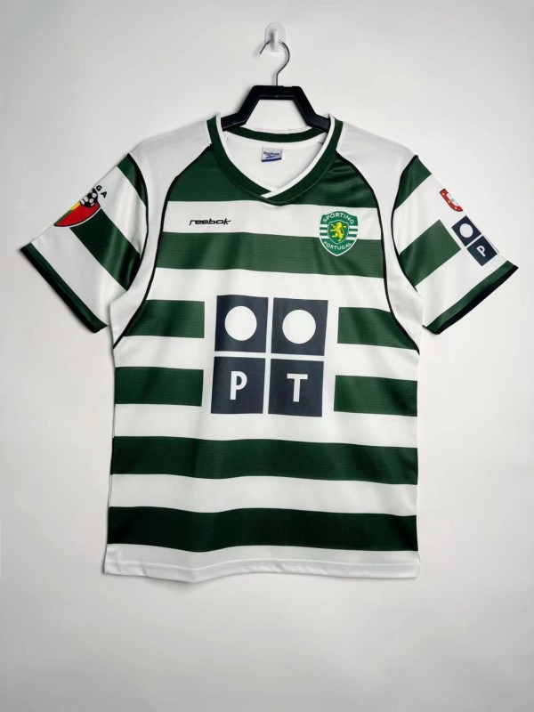 2001-2003 Sporting CP Home Adult Retro Soccer Jersey
