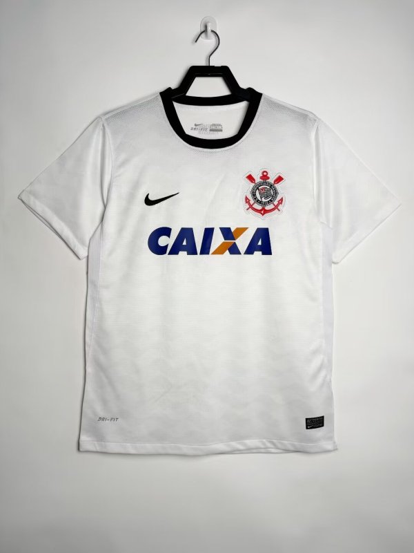 2012-2013 Corinthians Paulista Home Adult Retro Soccer Jersey