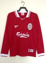 1996-1997 Liverpool Home Adult Retro LS Soccer Jersey
