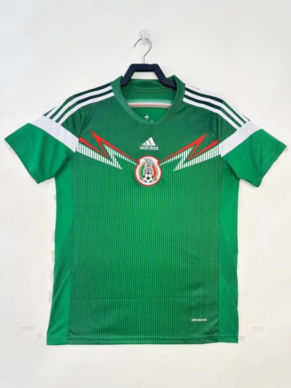 2014 Mexico Home Adult Retro Soccer Jersey