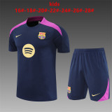 25/26 Barcelona Kids Training Jersey+Shorts Suit