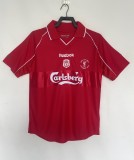 2000-2001 Liverpool Home Adult Retro Soccer Jersey