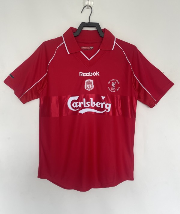 2000-2001 Liverpool Home Adult Retro Soccer Jersey
