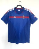 2004 France Home Adult Retro Soccer Jersey