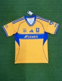 25/26 Tigres UANL Home Adult Soccer Jersey