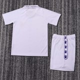 1994-1996 Real Madrid Home Kids Retro Soccer Jersey+Shorts