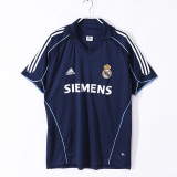 2005-2006 Real Madrid Away Adult Retro Soccer Jersey
