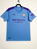 2019-2020 Man City Home Adult Retro Soccer Jersey