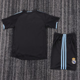 2009-2010 Real Madrid Away Kids Retro Soccer Jersey+Shorts