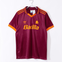 1992-1994 As Roma Home Adult Retro Soccer Jersey