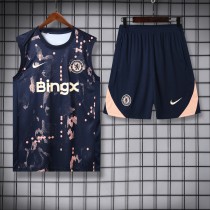 25/26 Chelsea Adult Sleeveless Jersey+Shorts Suit