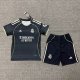 25/26 Real Madrid Away Kids Soccer Jersey+Shorts