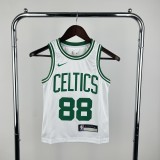 2023 Boston Celtics QUETA #88 Kids NBA Jersey