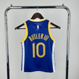 2023 Golden State Warriors Butler #10 Kids NBA Jersey