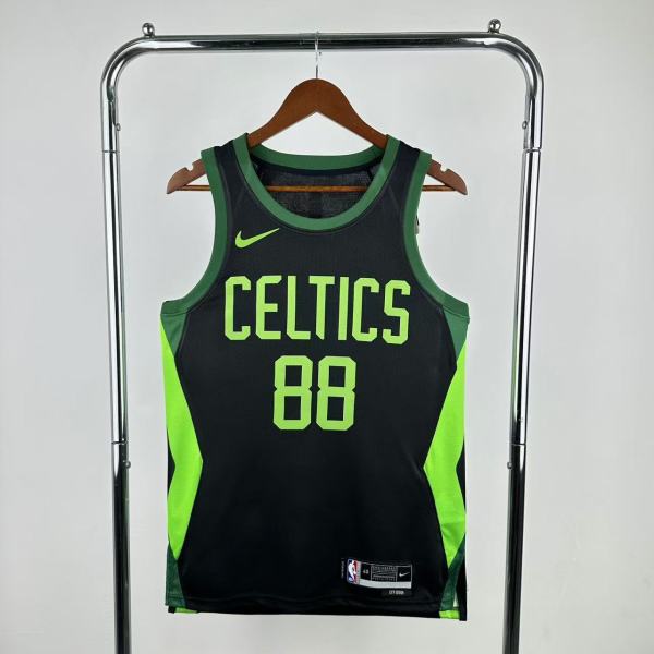 2025 Boston Celtics QUETA #88 Adult NBA Jersey