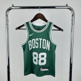 2023 Boston Celtics QUETA #88 Kids NBA Jersey