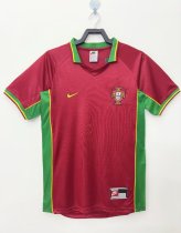 1998 Portugal Home Adult Retro Soccer Jersey