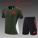 25/26 Bayern Munich Kids Training Jersey+Shorts Suit