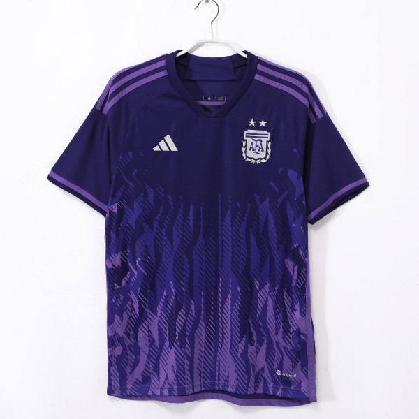 2022 Argentina Away Adult Retro Soccer Jersey