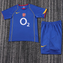 2004-2005 Arsenal Away Kids Retro Soccer Jersey+Shorts