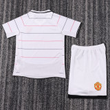 2003-2005 Man United Away Kids Retro Soccer Jersey+Shorts