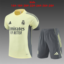 25/26 Real Madrid Kids Training Jersey+Shorts Suit