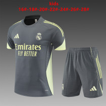 25/26 Real Madrid Kids Training Jersey+Shorts Suit