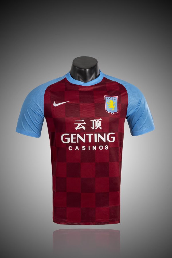 2011-2012 Aston Villa Home Adult Retro Soccer Jersey