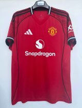 25/26 Man United Home Adult Soccer Jersey