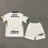 25/26 Pumas UNAM Home Kids Soccer Jersey+Shorts