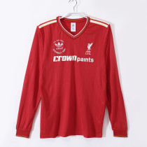 1986-1987 Liverpool Home Adult Retro LS Soccer Jersey