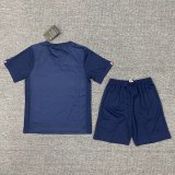 25/26 PSG Home Kids Soccer Jersey+Shorts