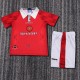 1996-1997 Man United Home Kids Retro Soccer Jersey+Shorts