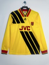 1993-1994 Arsenal Away Adult Retro LS Soccer Jersey