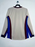 1998-1999 Barcelona Away Adult Retro LS Soccer Jersey