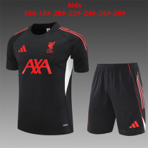 25/26 Liverpool Kids Training Jersey+Shorts Suit