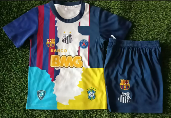 25/26 NEYMAR JR Commemorative Edition Kids Soccer Jersey+Shorts