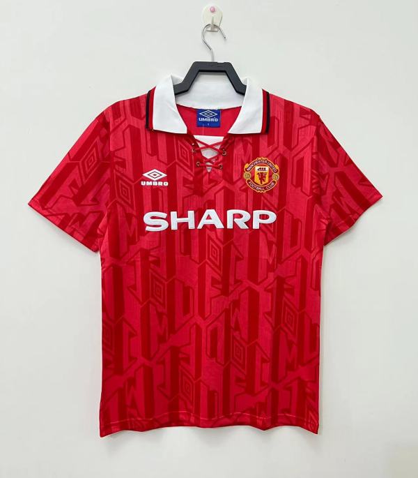 1992-1994 Man United Home Adult Retro Soccer Jersey