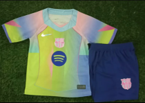 25/26 Barcelona Kids Training Jersey+Shorts Suit