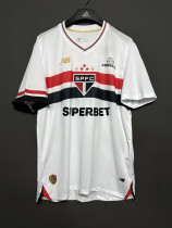 25/26 São Paulo Home Adult Soccer Jersey