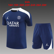 25/26 PSG Kids Training Jersey+Shorts Suit